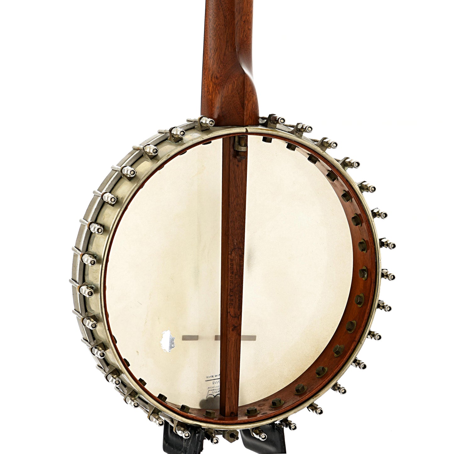 Back and side of Fairbanks & Cole "Imperial" Open Back Banjo (c.1889)