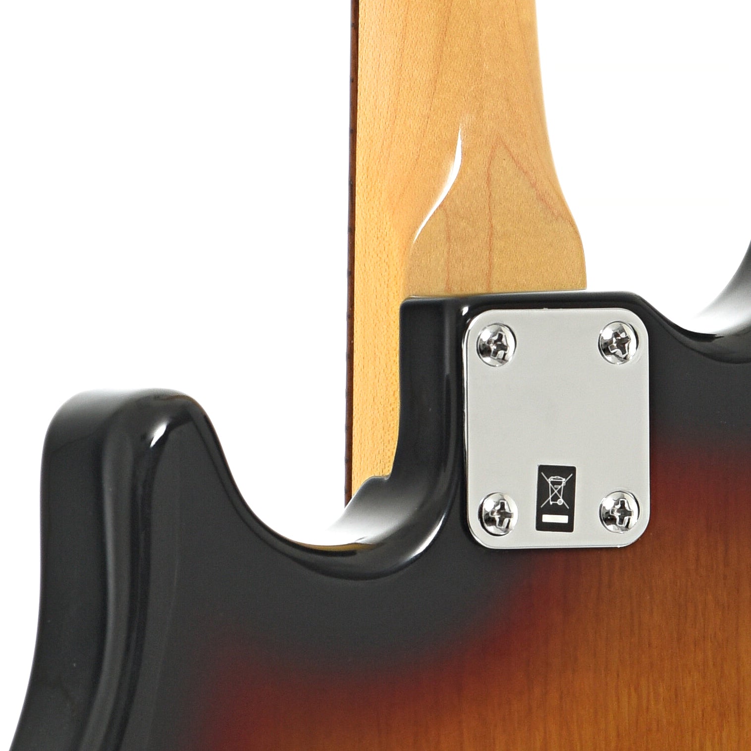 Neck joint of Fender Mandocaster Electric Mandolin