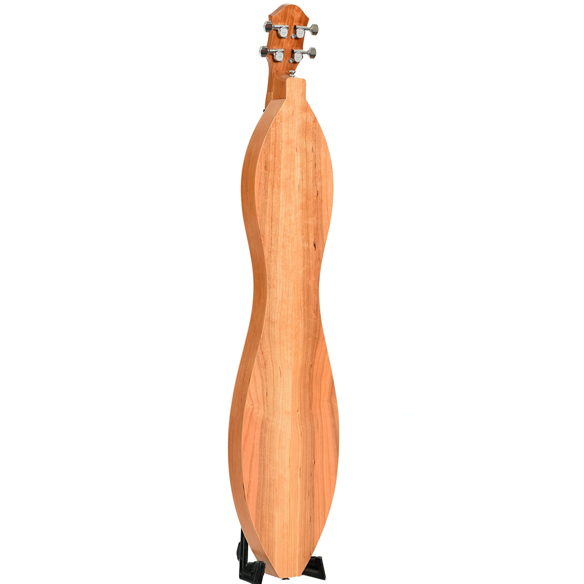 Full back and side of McSpadden 4FH26CS Cherry & Spruce Lap Dulcimer & Gigbag, Short Scale