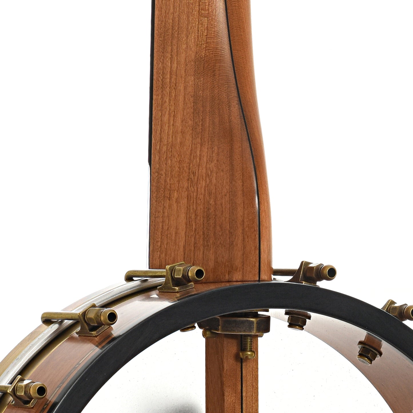 Neck joint of Rickard 11" Little Wonder Openback Banjo