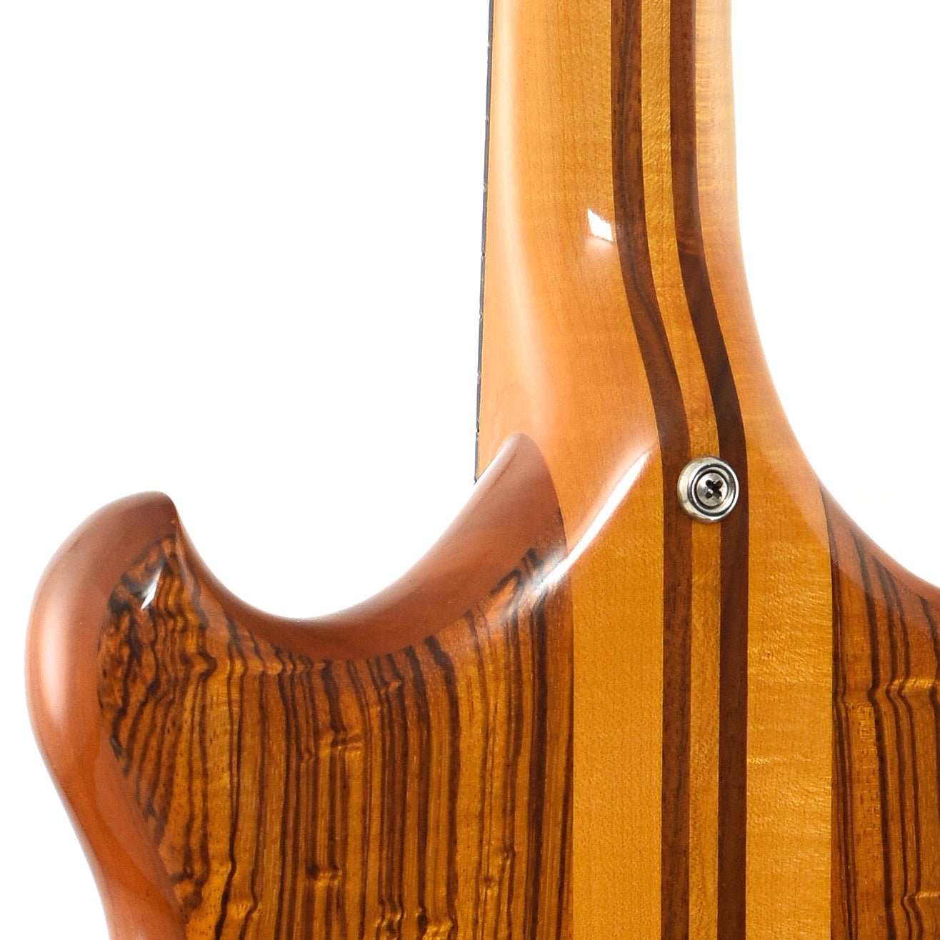 Neck joint of Alembic Model 1 MSG Electric Guitar (1975)