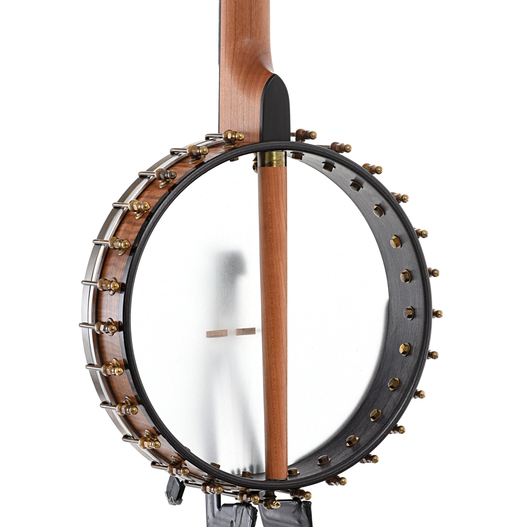 Back and side of Ode Magician 12" Openback Banjo