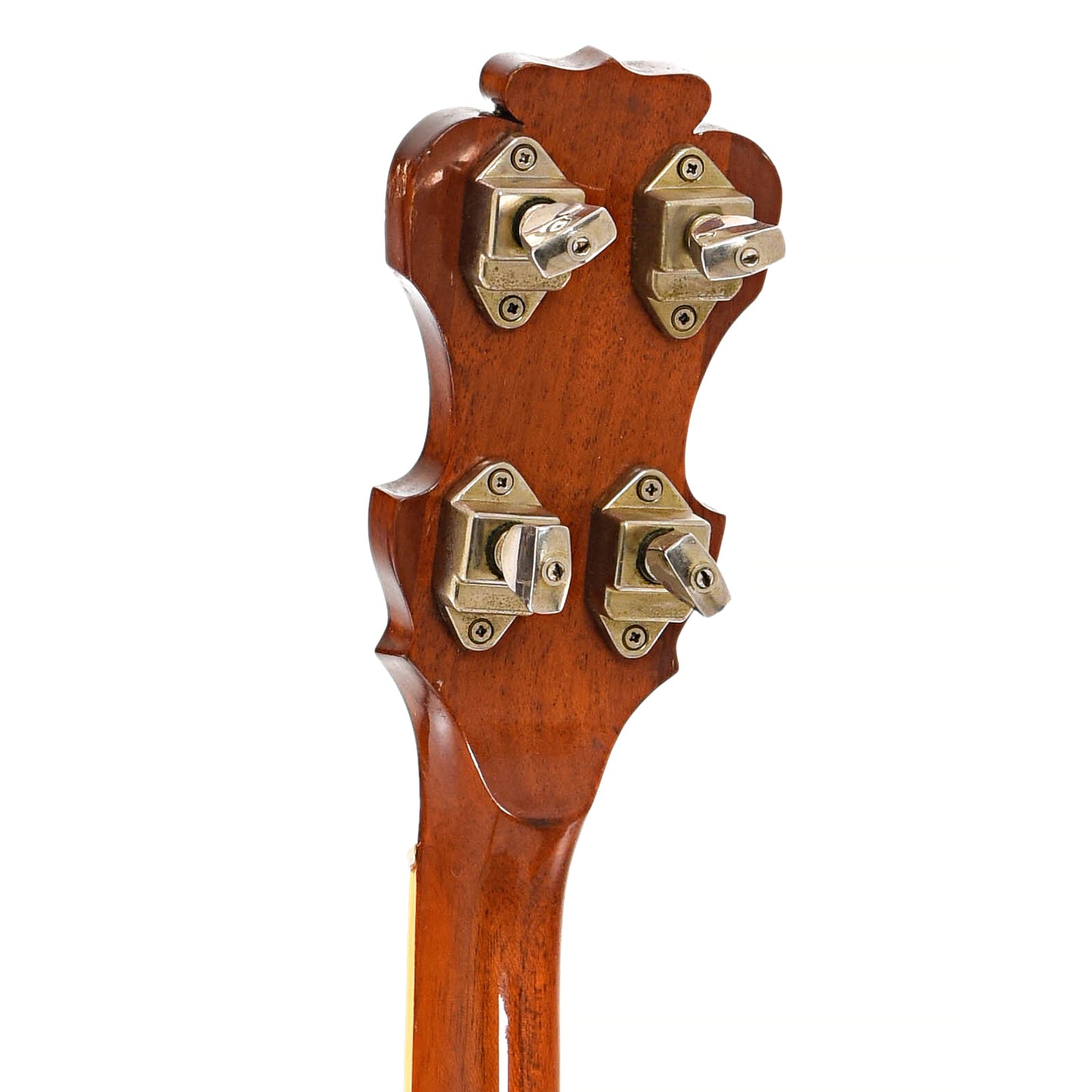 Back headstock of Conrad Resonator Banjo