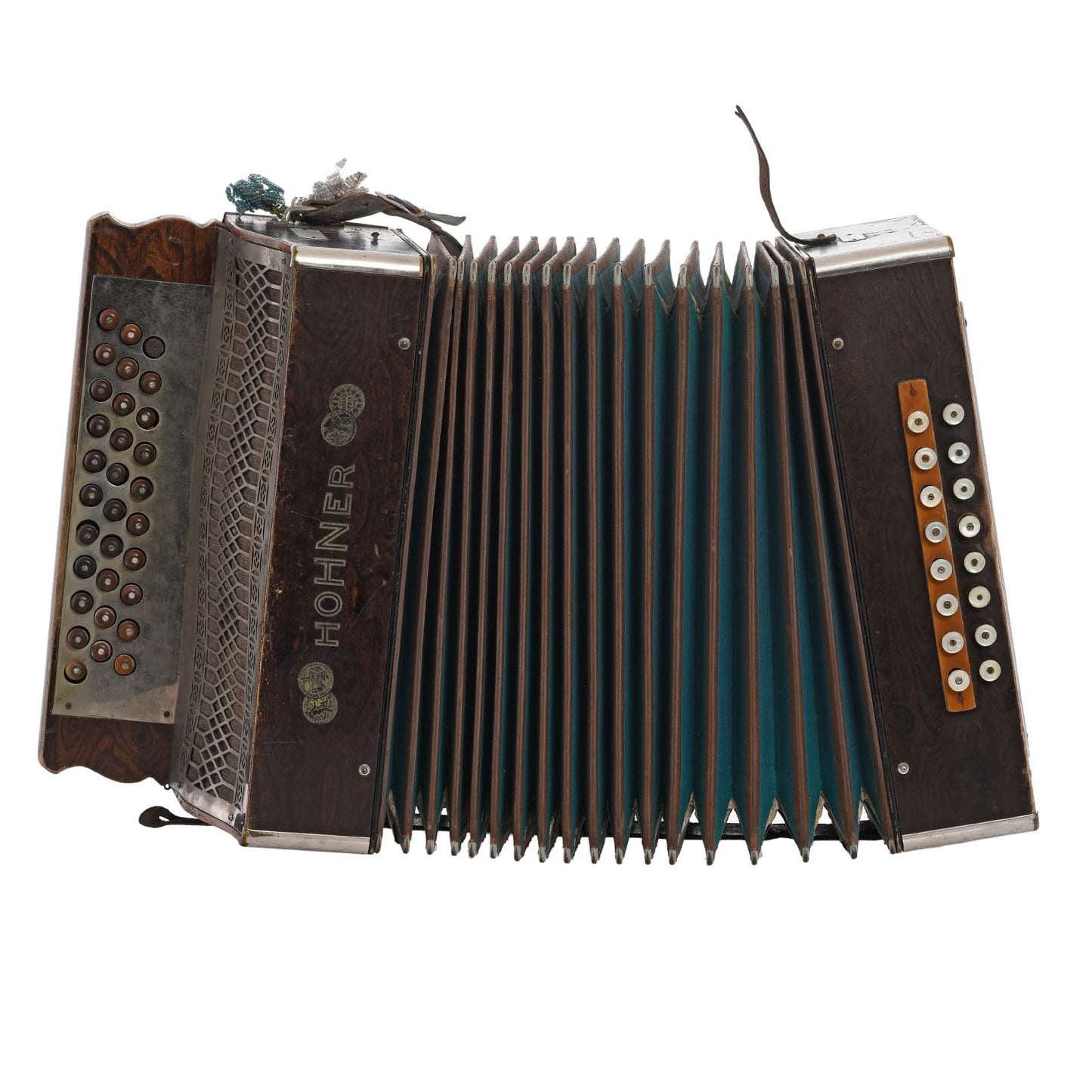 Bellows of Hohner Grand Prix Button Accordion G C F (c.1926)