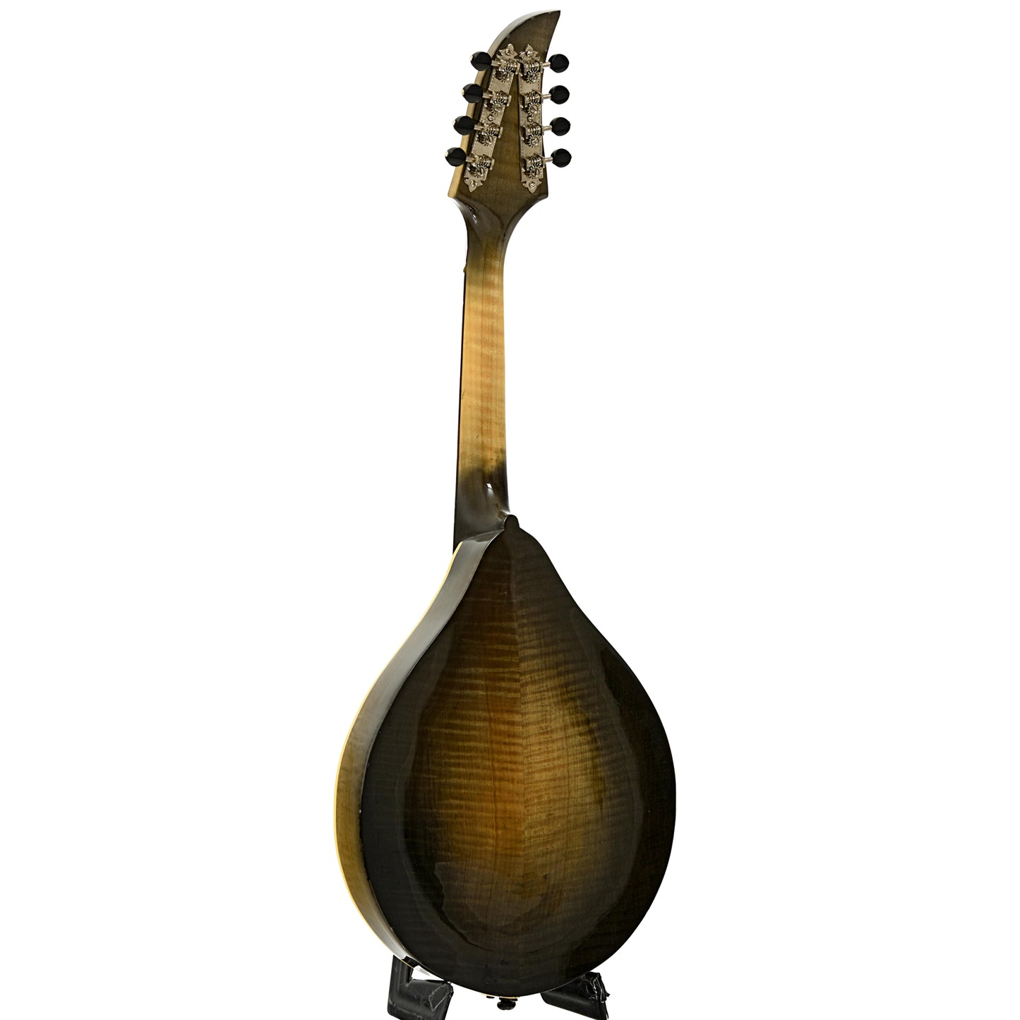 Full back and side of Ken Ratcliff Silverangel A-Style Mandolin 