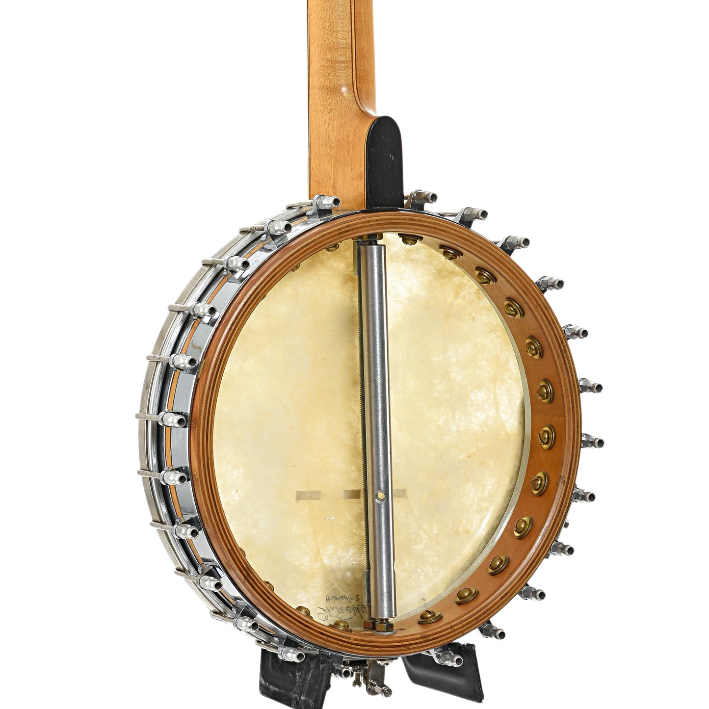 Back and side of Muse Style No.5 Extra long Neck Banjo (mid 1960's)