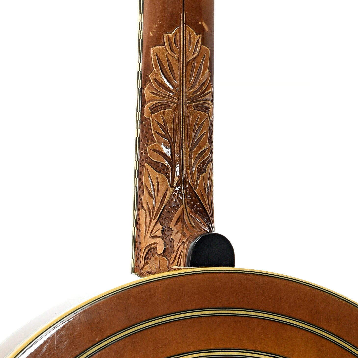 Heel of Aria Pro II Flying Eagle Resonator Banjo