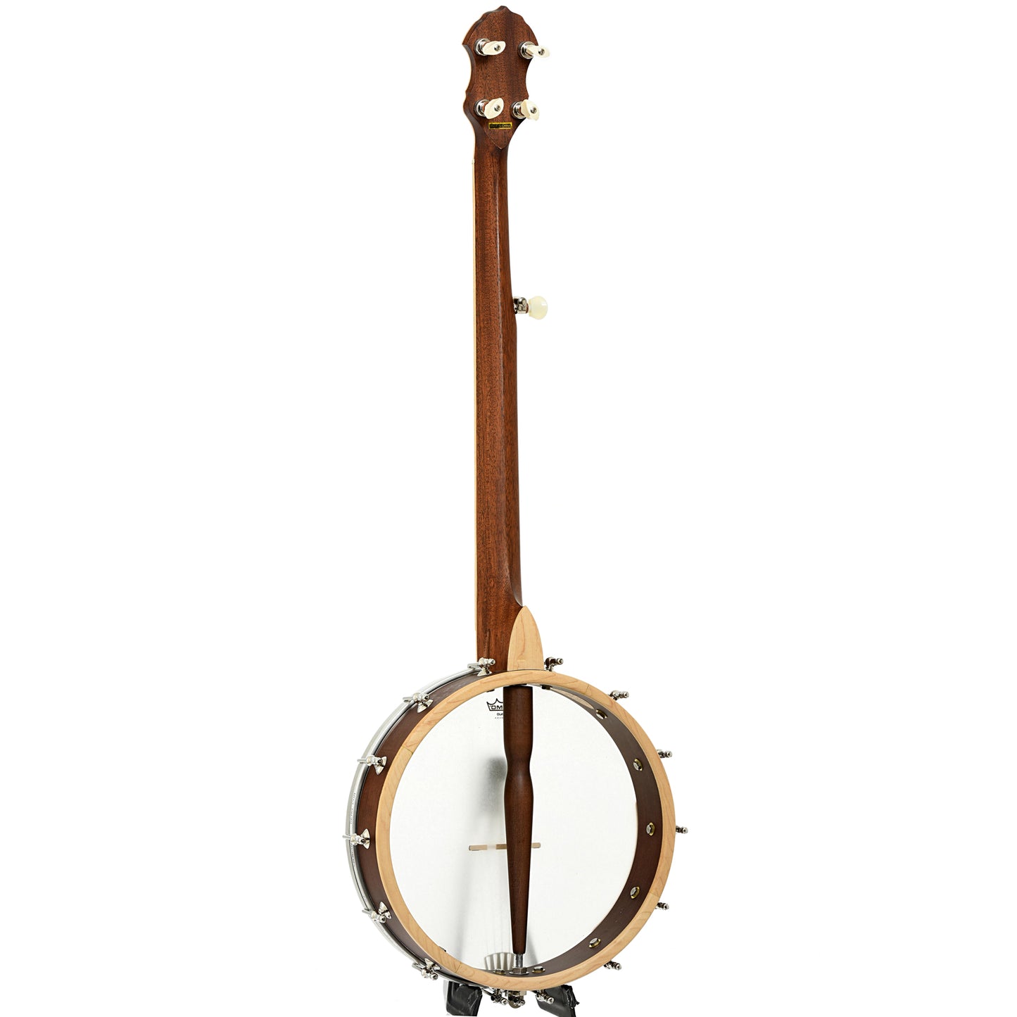 Full back and side of Gold Tone HM100 HIgh Moon Open Back Banjo 