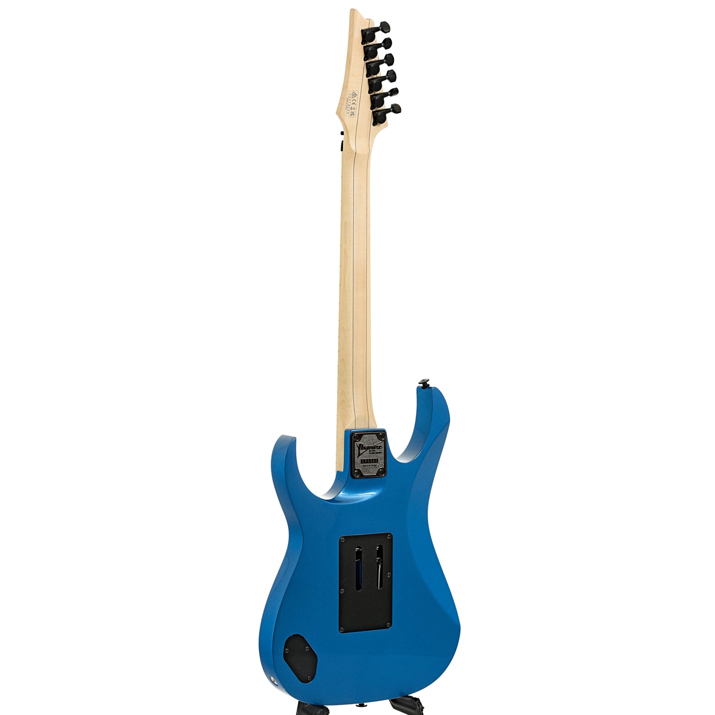 Full back and side of Ibanez RG550 Genisis Collection Electric Guitar, Electric Blue