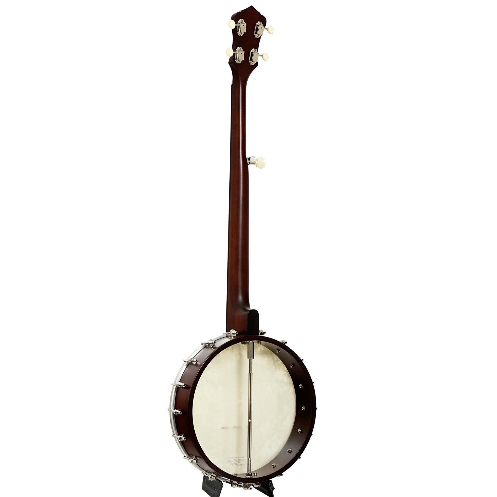 Full back and side of Recording King RKOH-06 Open Back Banjo