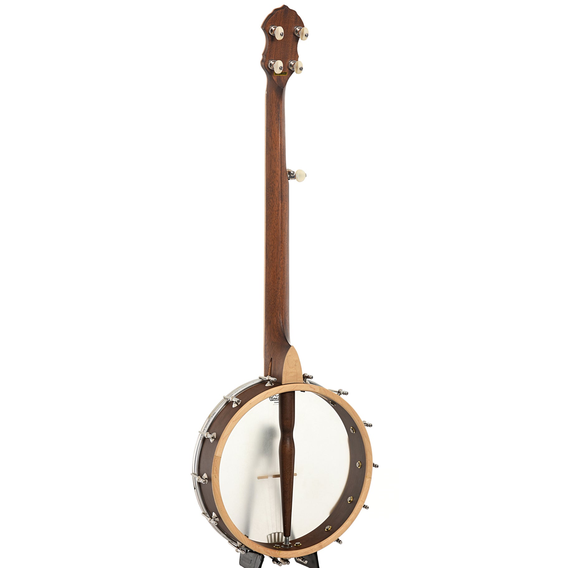 Full back and side of Gold Tone High Moon HM-100 Open Back Banjo