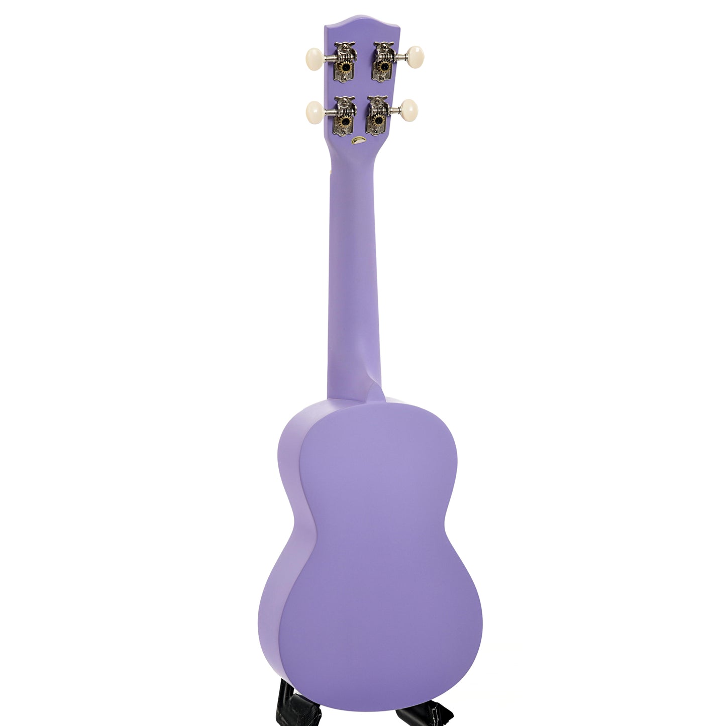 Full back and side of Ohana SK-10 Soprano Ukulele, Purple