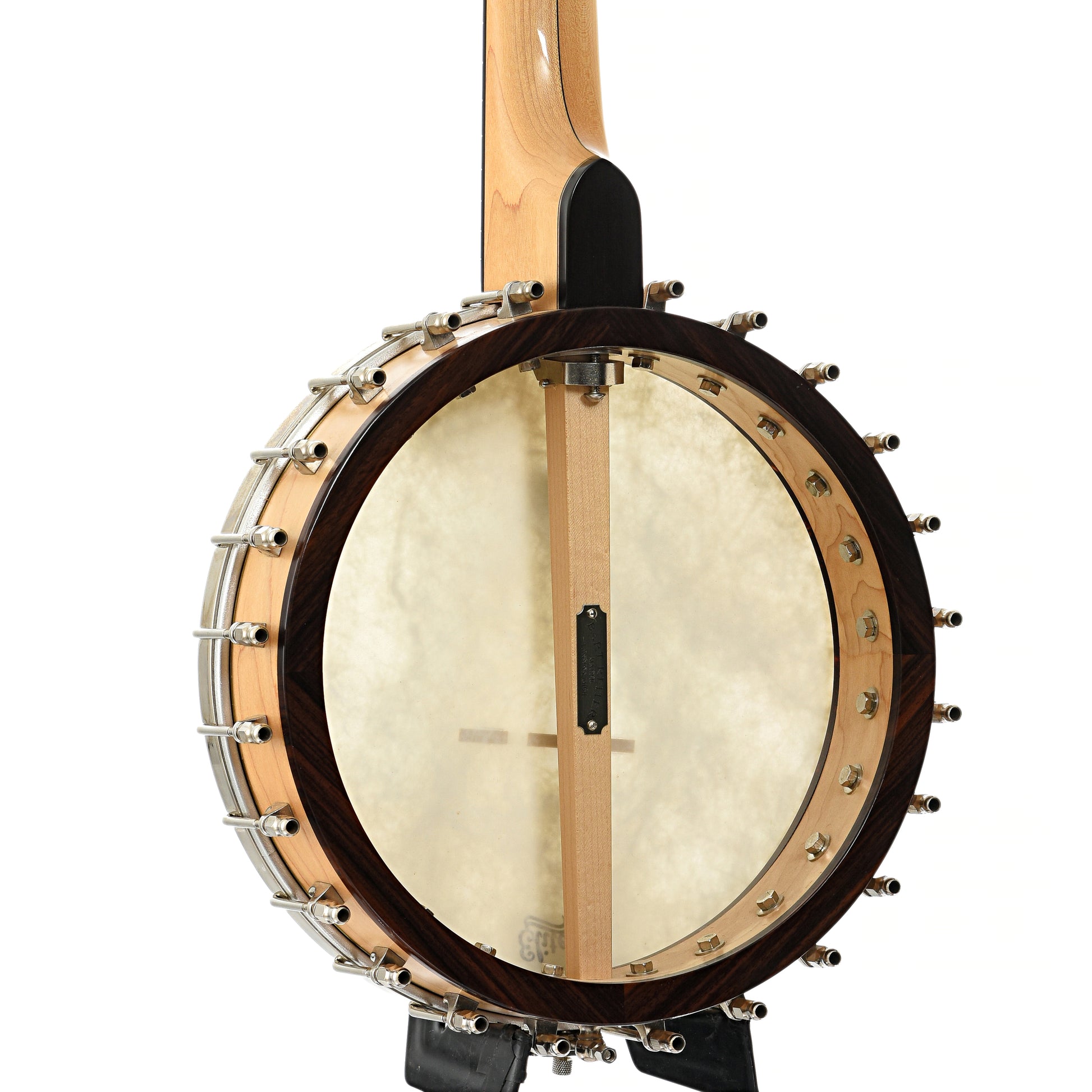 Back and side of Bart Reiter Special Open Back  Banjo (2003)