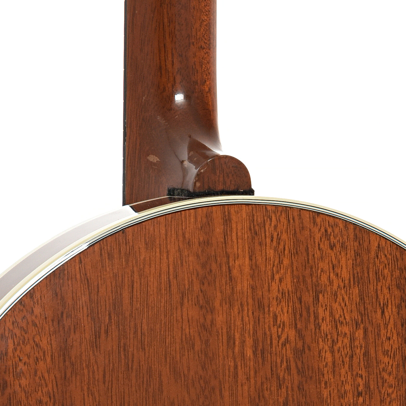 Heel of Deering Deluxe Resonator Banjo 