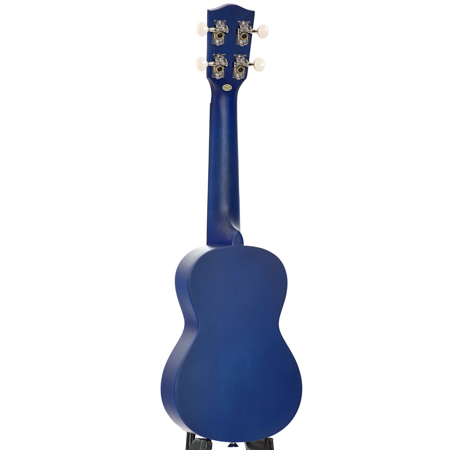 Full back and side of Ohana SK-10 Soprano Ukulele Blue