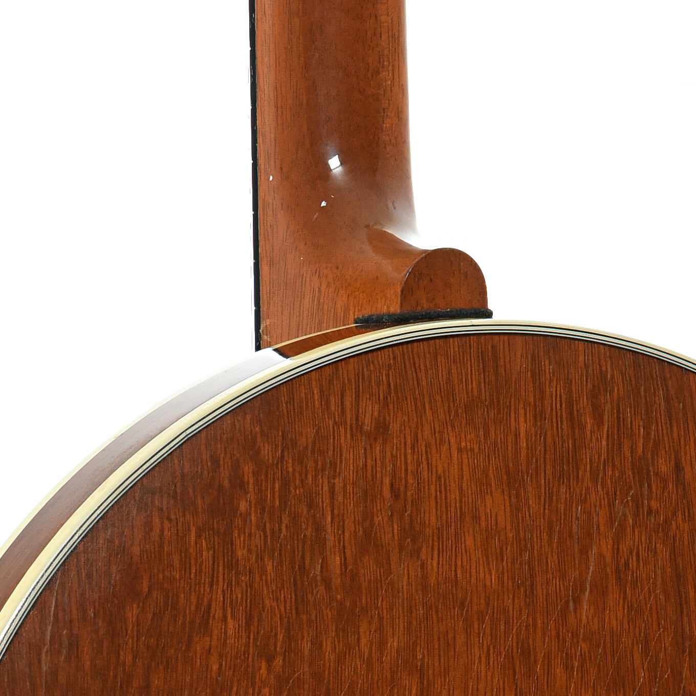 Heel of Deering Deluxe Resonator Banjo (1982)