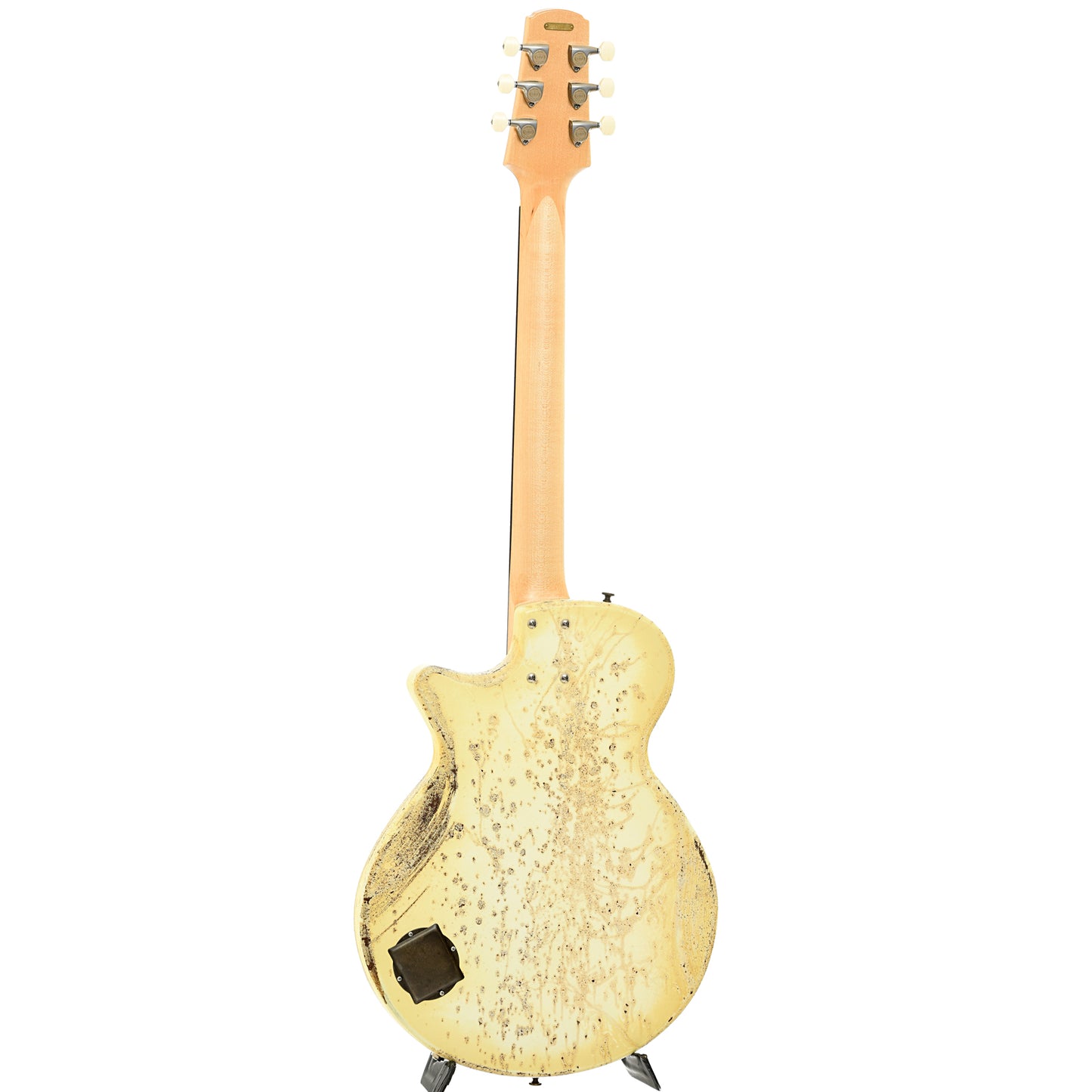 National Pioneer RP-1 Chipped Ivory Resonator Electric Guitar (2010s)