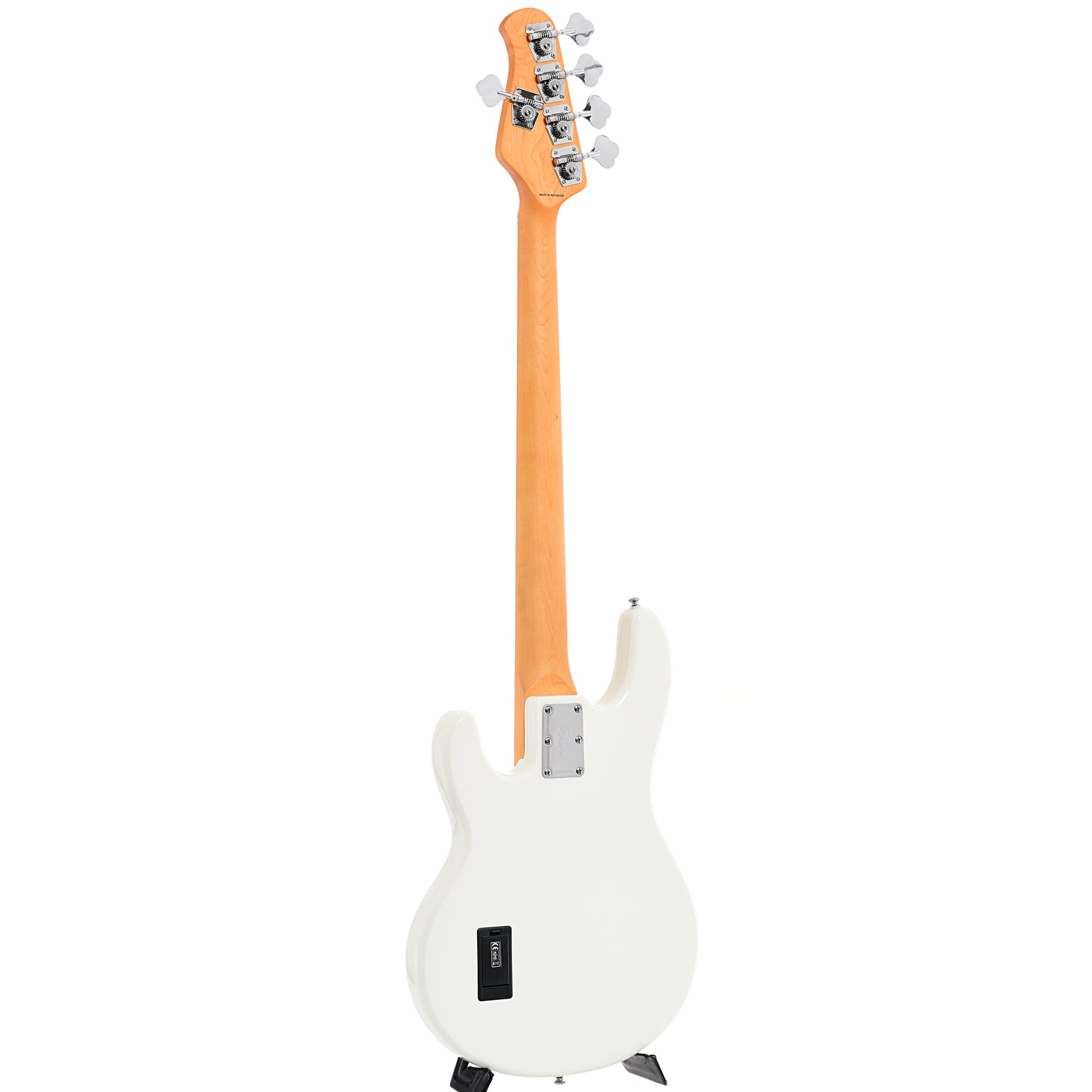 Sterling by Music Man RAY25CA 5-String Bass, Olympic White 