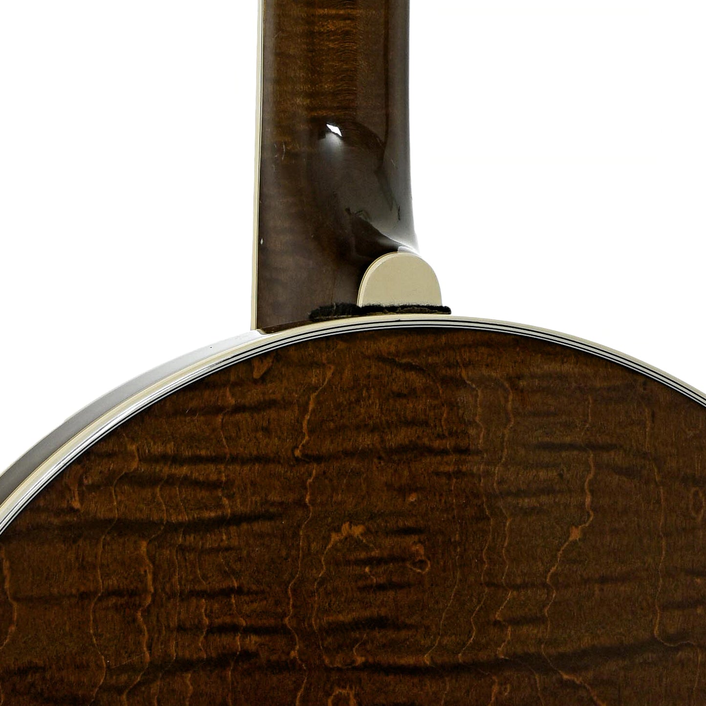 Neck joint of Deering Maple Blossom Resonator Banjo