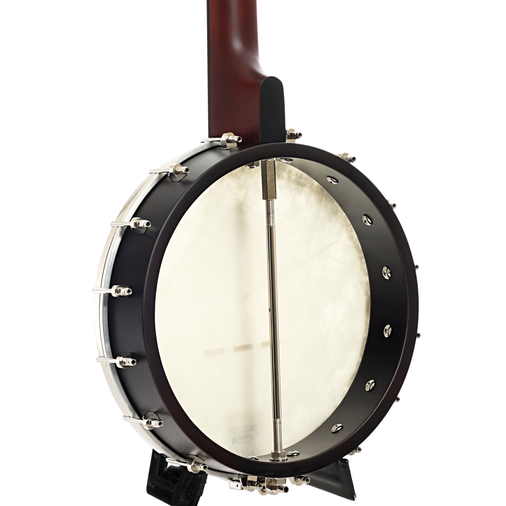 Back and side of Recording King Dirty 30's Open-Back Banjo