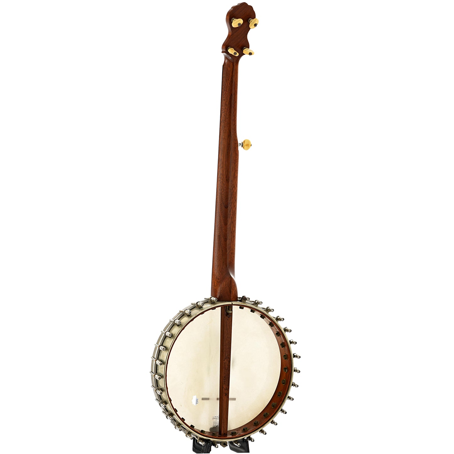 Full back and side of Fairbanks & Cole "Imperial" Open Back Banjo (c.1889)