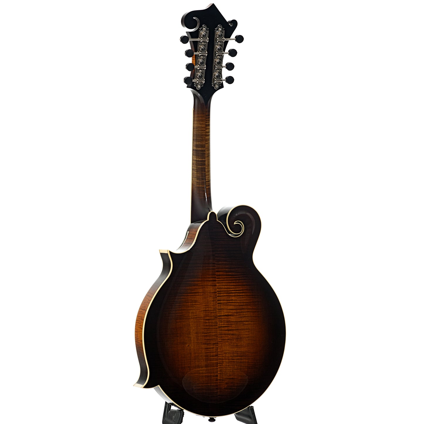 Full back and side of Northfield Workshop NFB-F5AWN Master Model Big Mon Mandolin, Wide Nut