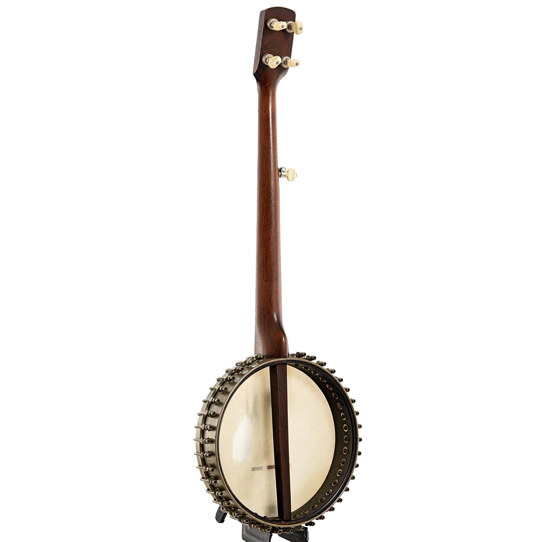 Full back and side of Sterling Buckbee-Style Open Back Banjo