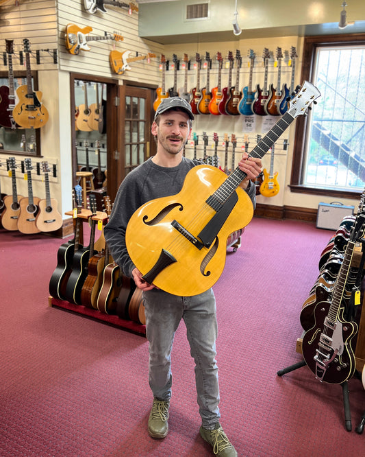 Showroom photo of Megas Apollo Fullbody Archtop Guitar (1996)