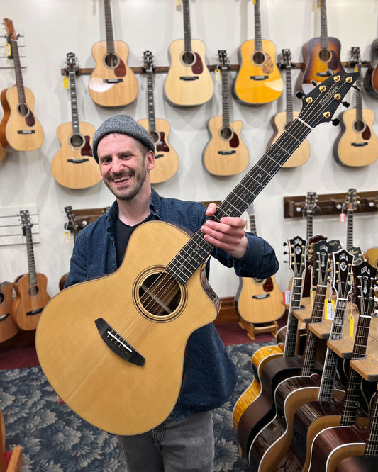 Showroom photo of Breedlove Premier Concert CE European-Brazilian LTD Acoustic-Electric Guitar