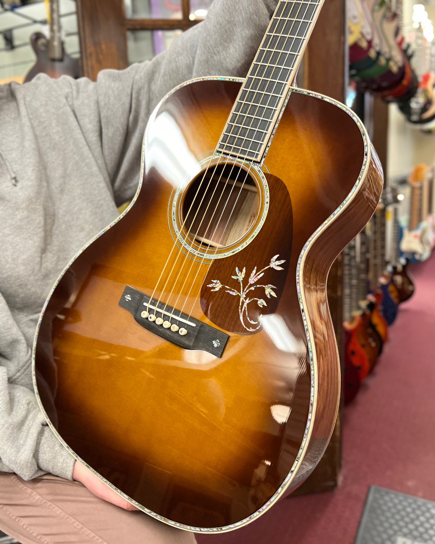 Showroom Photo of Front of Martin CEO-10 Acoustic Guitar