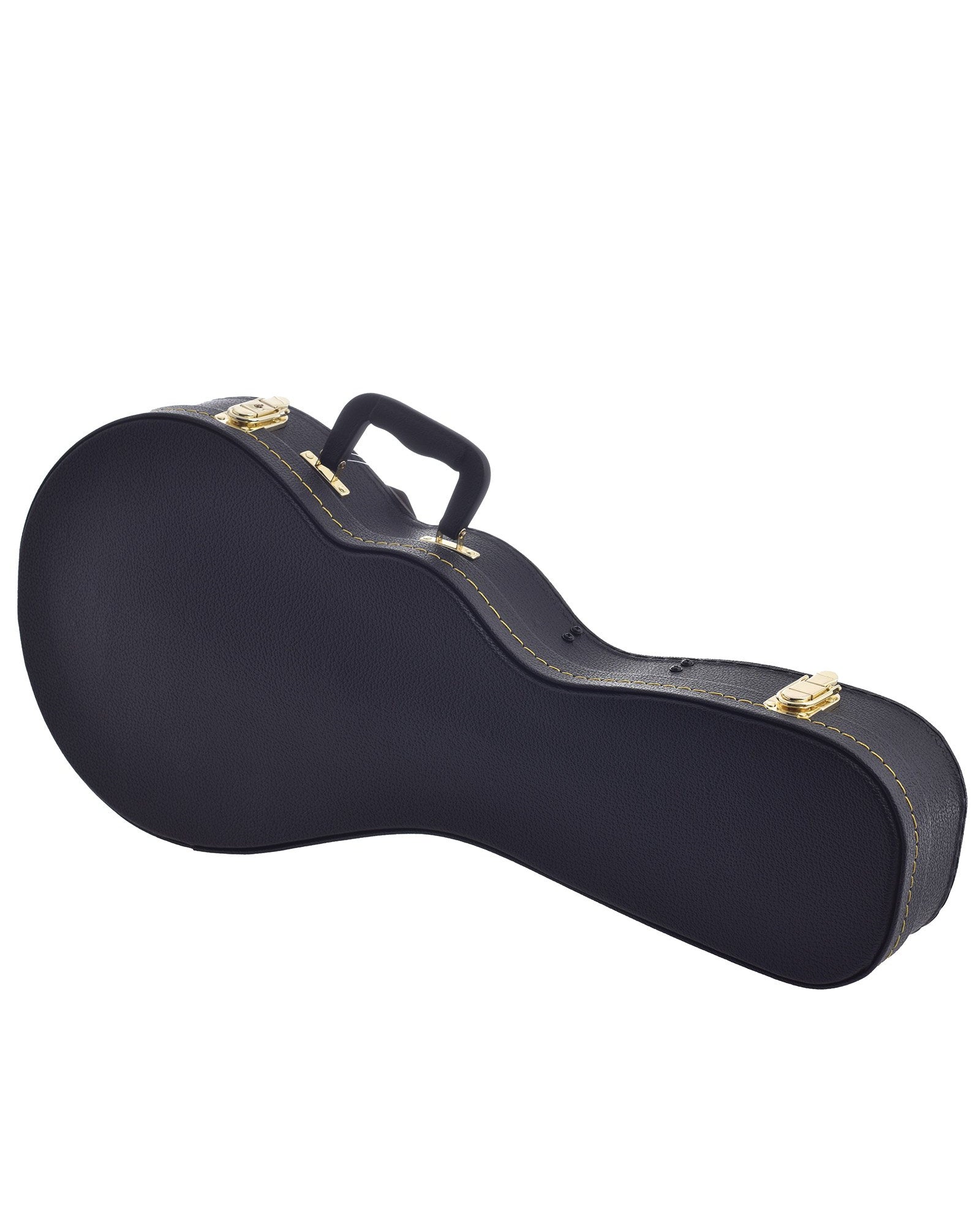 Full Front and Side of Guardian Economy Arched Top F-Style Mandolin Case