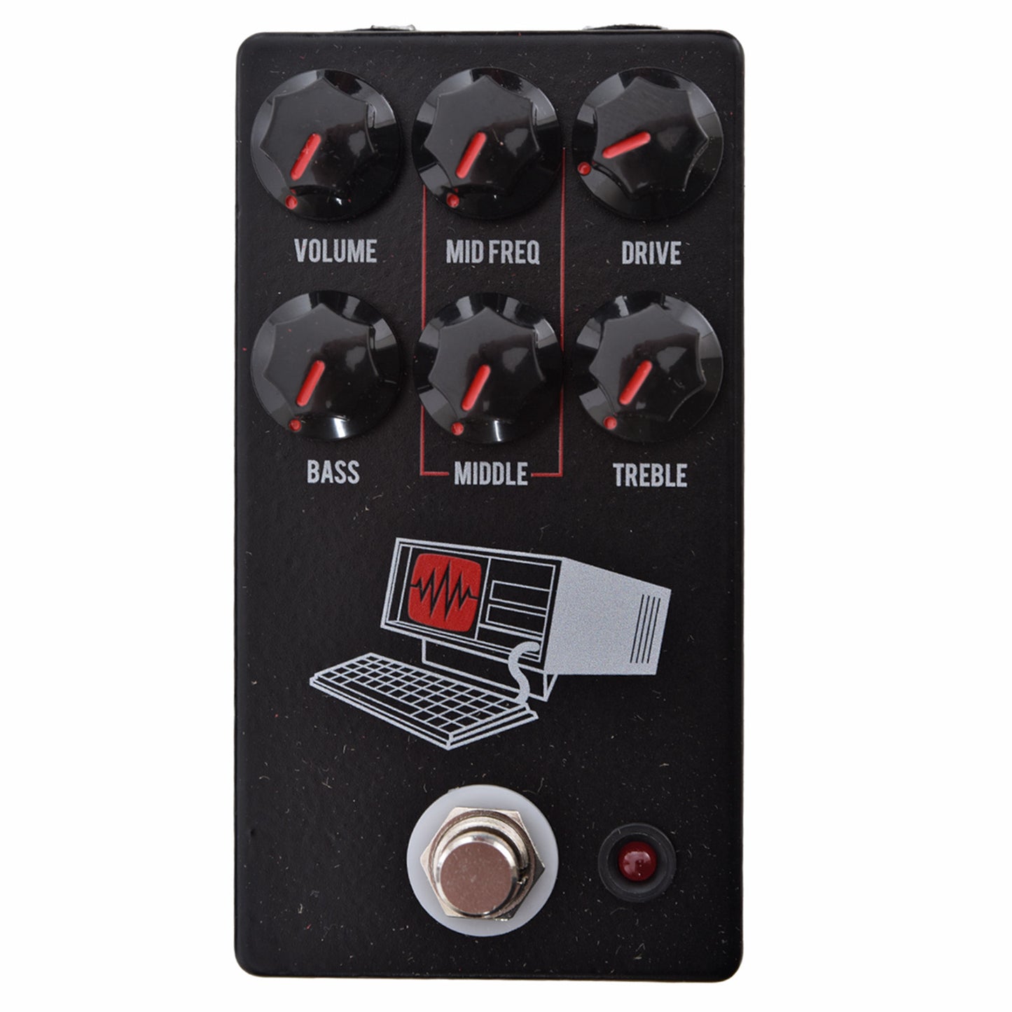 JHS The Hard Drive Distortion Pedal Black Colorway