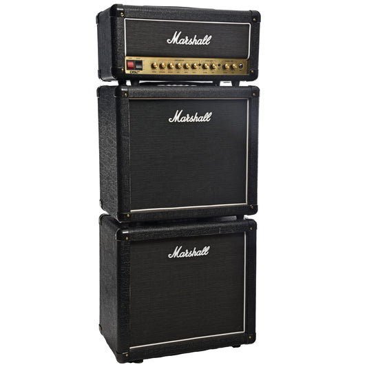 Full front and side of Marshall DSL20 Mini Stack