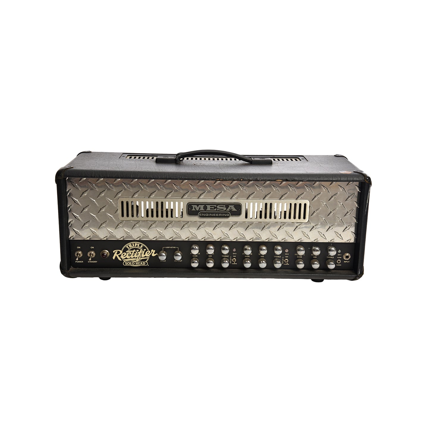 Front of Mesa Boogie Triple Rectifier Solo Head (c.2006)