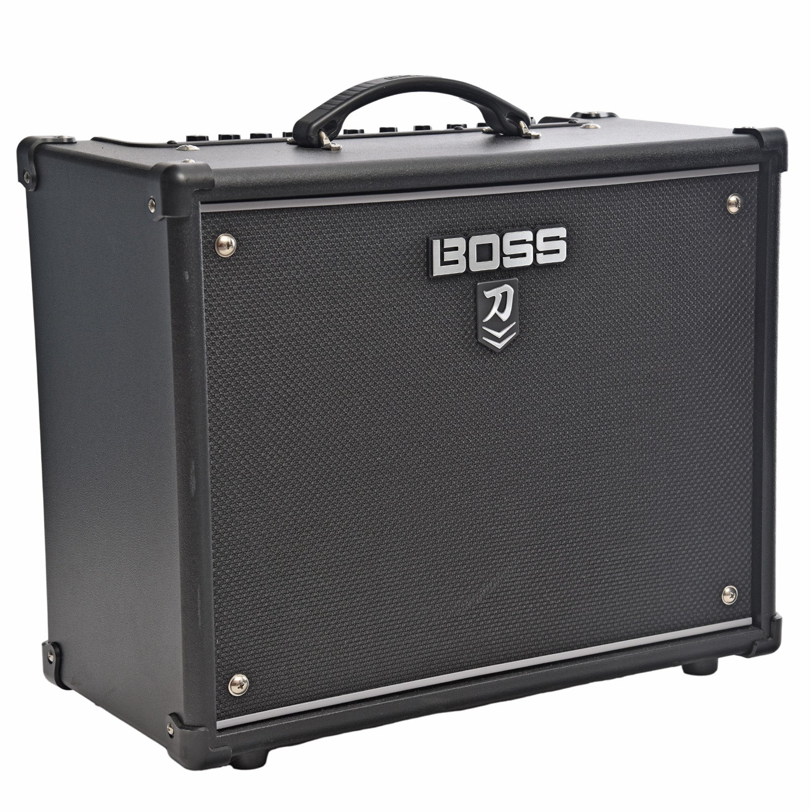 Front and side of Boss Katana 50 - 2 Guitar Amp (2022)