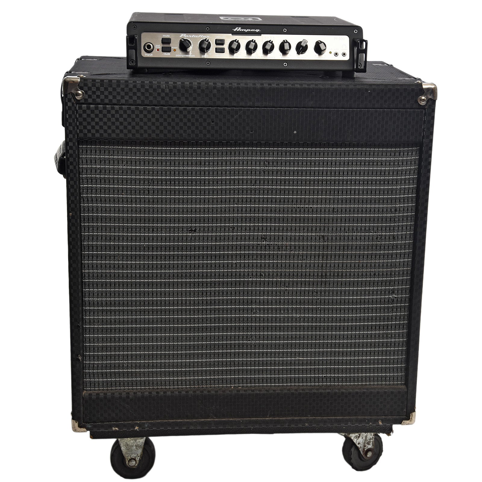 Front of Ampeg PF500 / PF210HF Fliptop Combo Amp