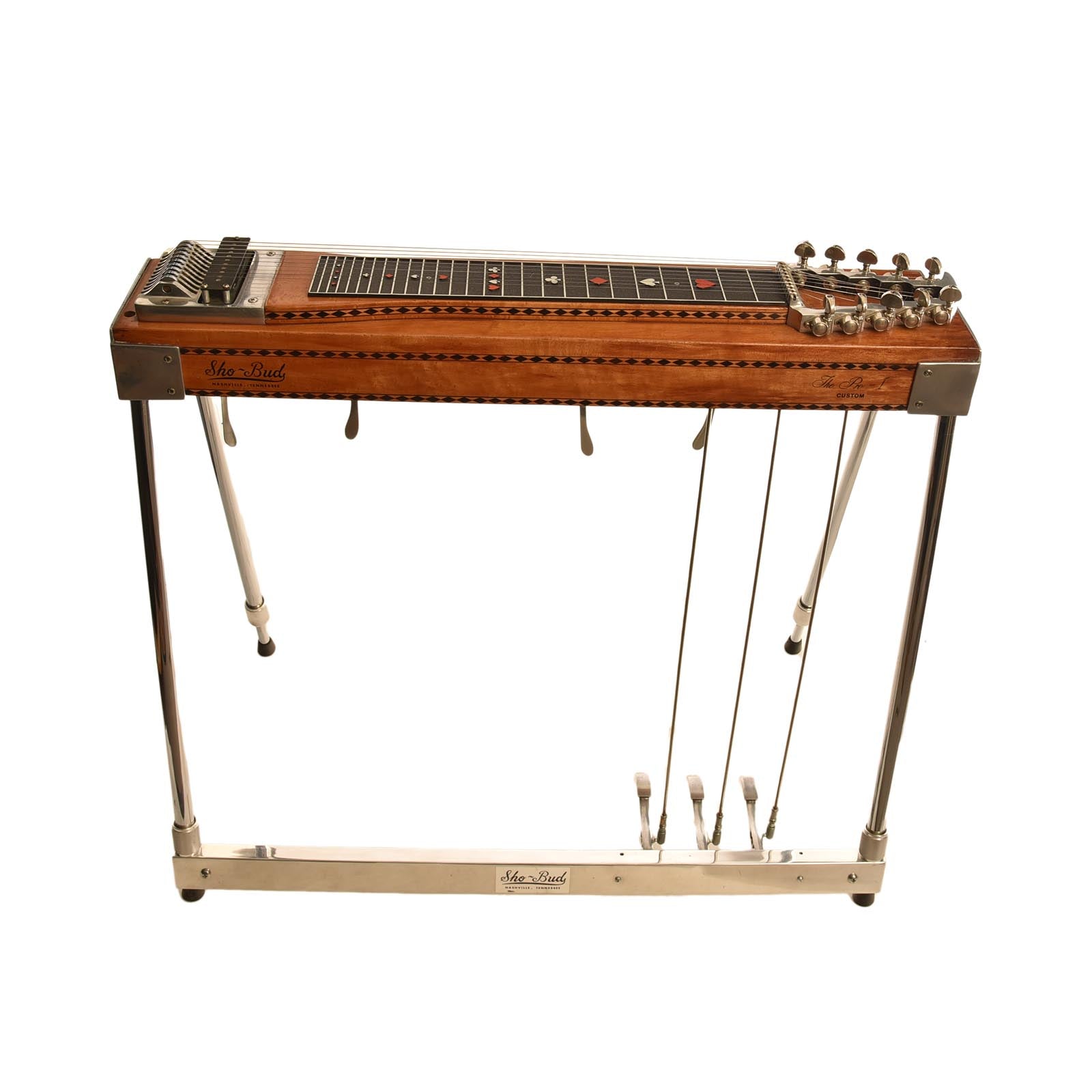 Front view of Sho-Bud Pro 1 Custom Pedal Steel Guitar