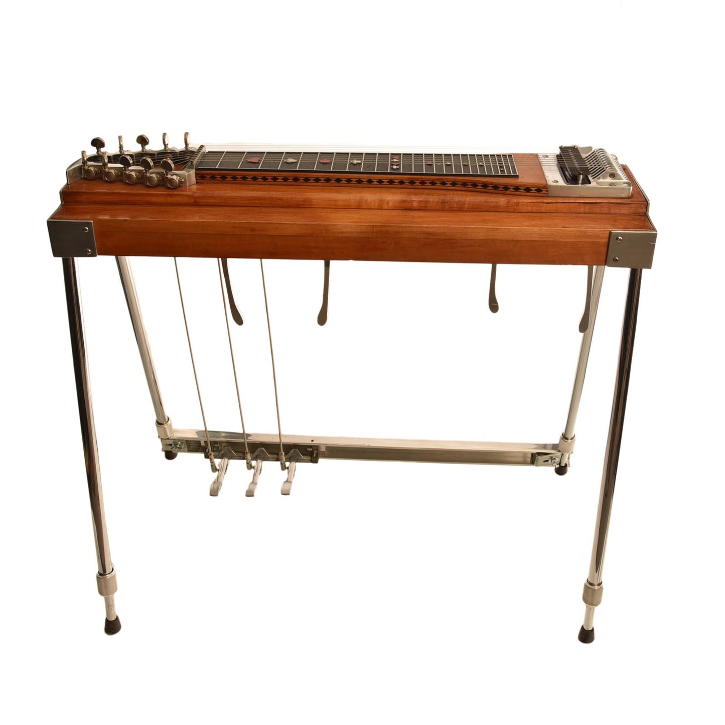 Rear view of Sho-Bud Pro 1 Custom Pedal Steel Guitar