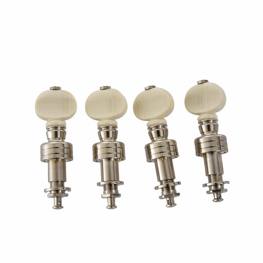 Gotoh Planetary "Double Band" Style Banjo Tuners, Nickel Plated, Ivoroid Buttons