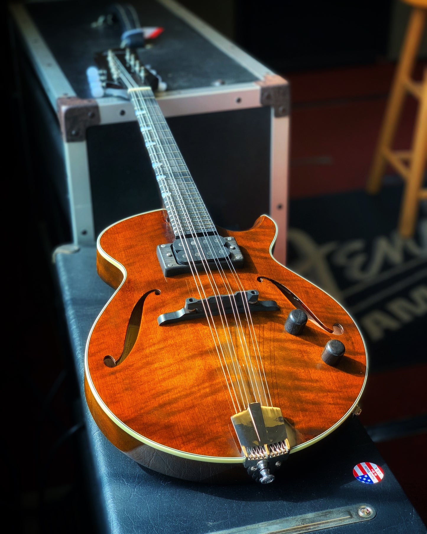 Showroom photo of Eastman ER-M El Rey Mandolin & Case