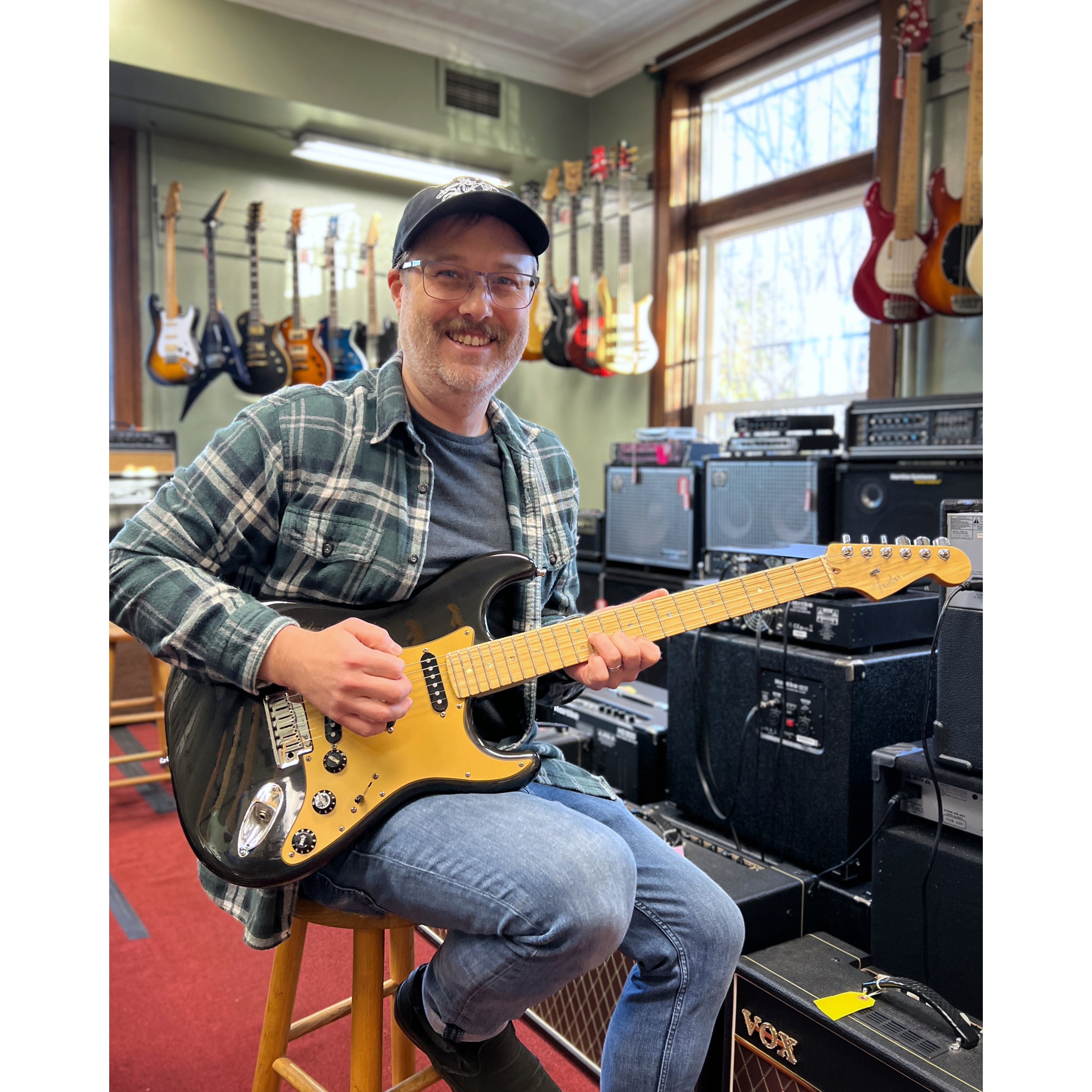 Fender American Deluxe Stratocaster Electric Guitar (2006 