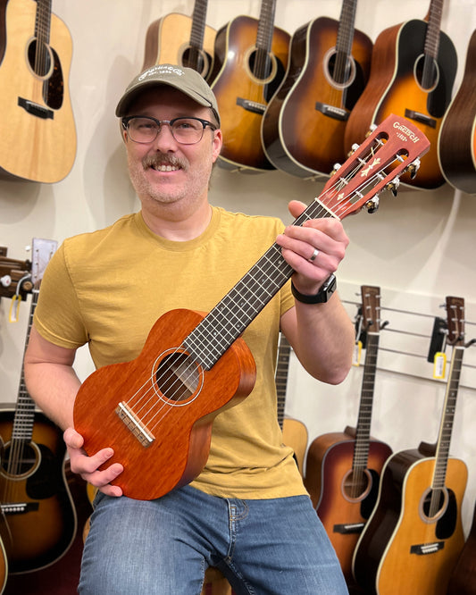 Showroom photo of Gretsch G9126 Guitar Ukulele with Gigbag