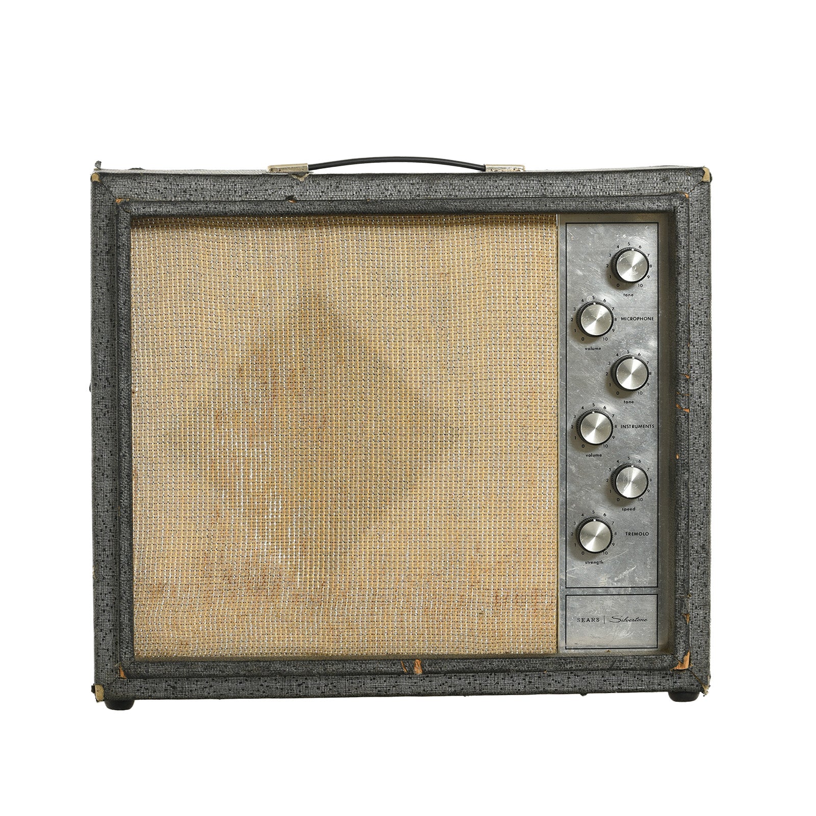 Front of Silvertone 1482 Combo Amp (1965)