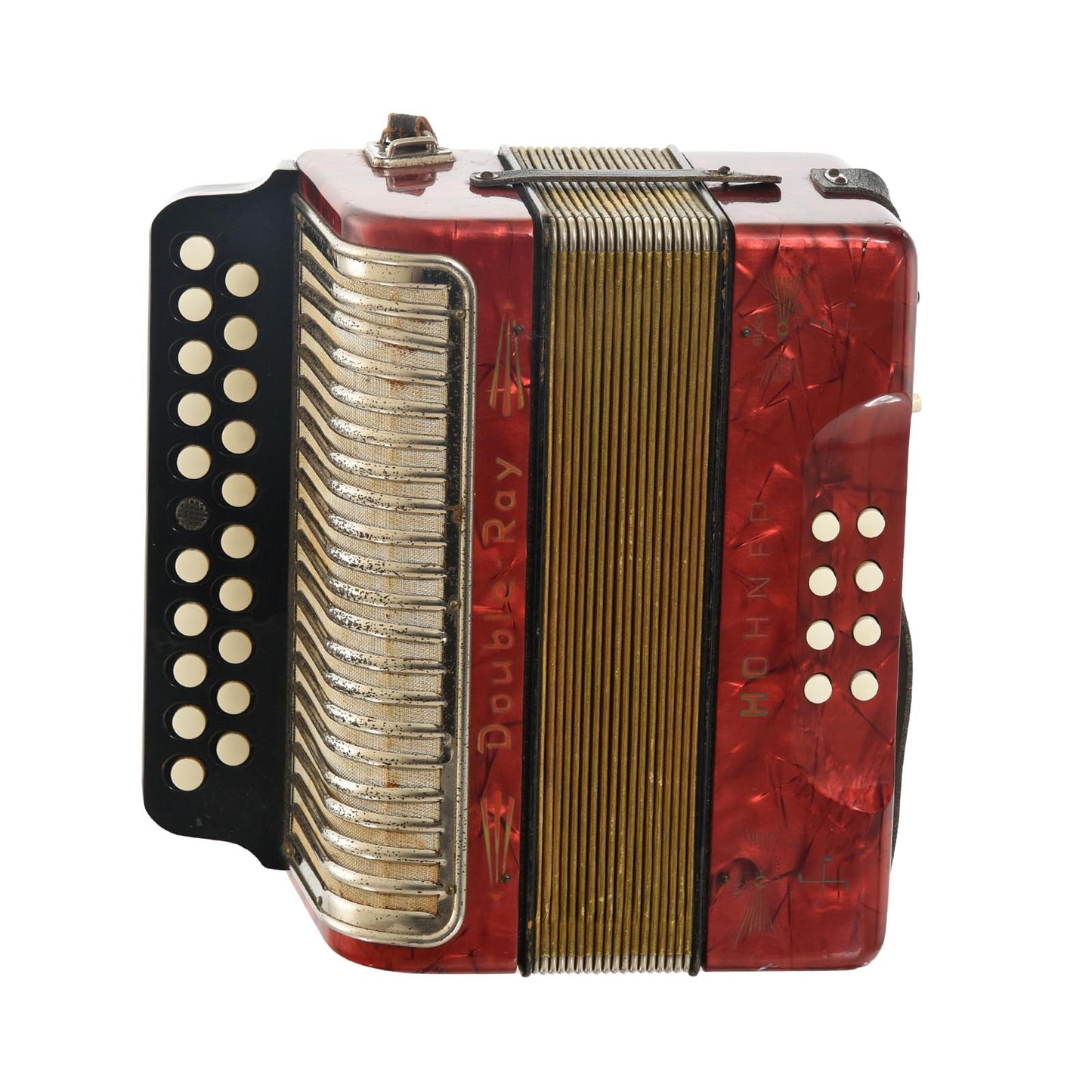 Image 2 of Hohner Double Ray Button Accordion