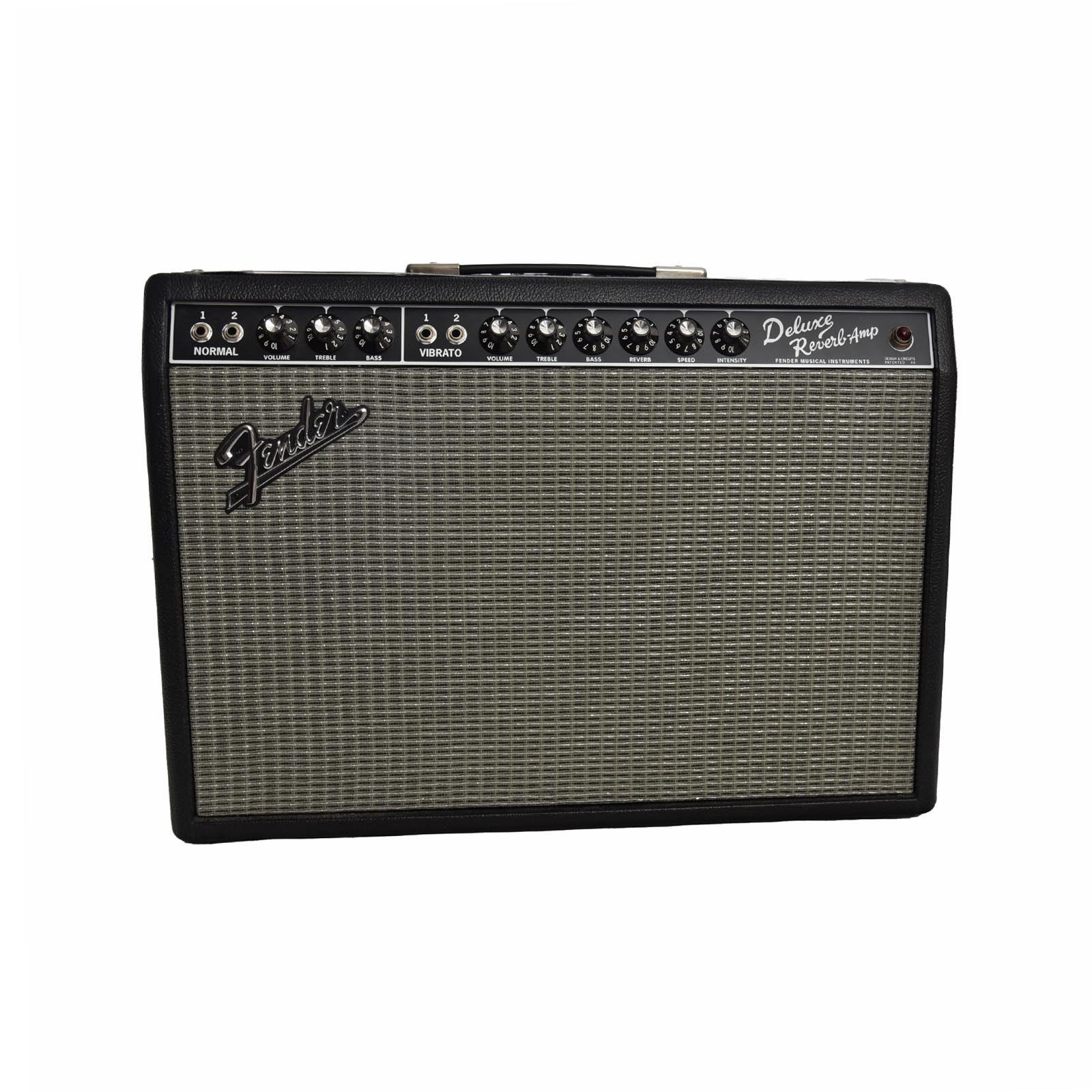 Front of Fender '65 Deluxe Reverb Reissue Combo Amp