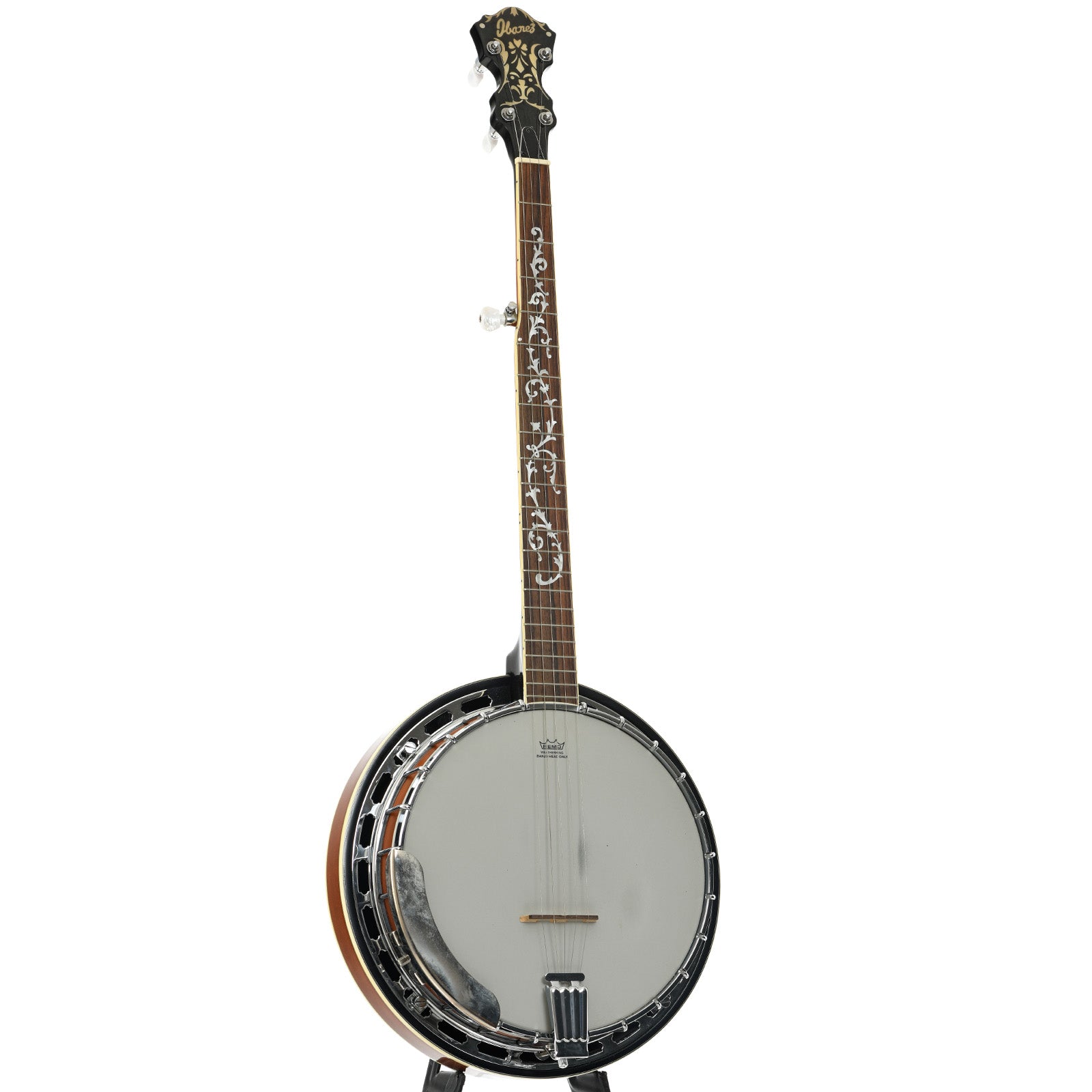 Front and side  of Ibanez B200 Resonator Banjo (2014)