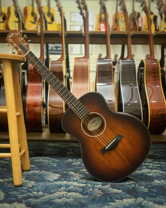 Showroom photo of Taylor GS Mini-e Koa Plus & AeroCase