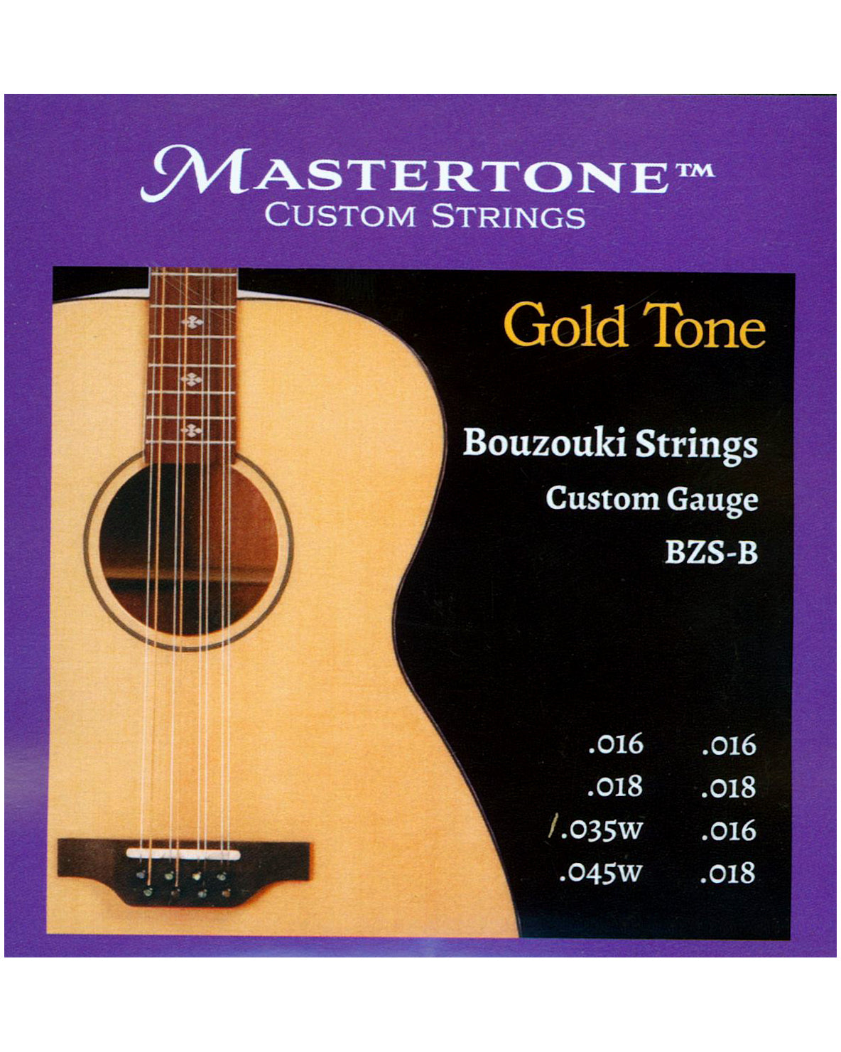 Gold Tone Bouzouki Strings - Ball End