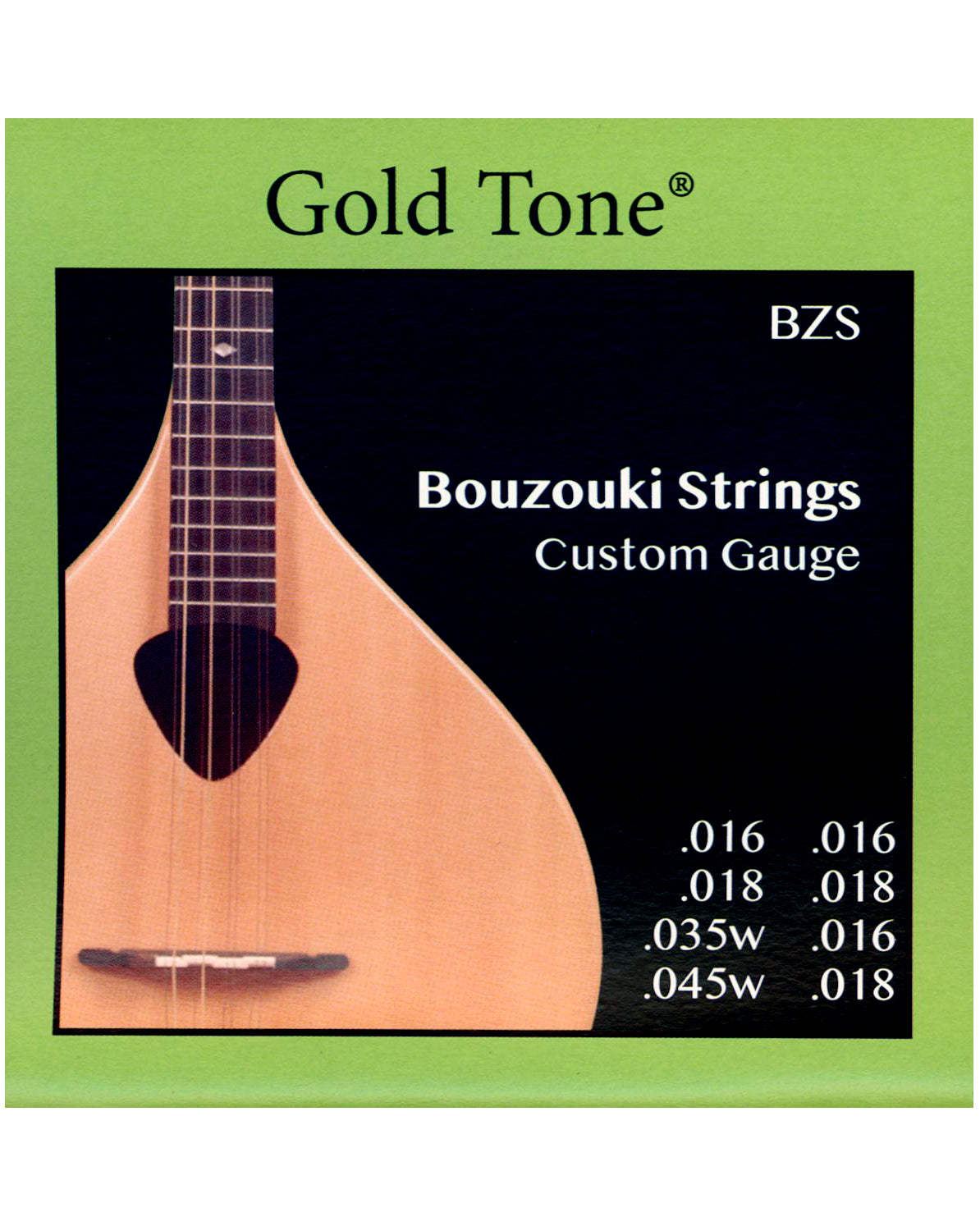 Gold Tone Bouzouki Strings - Loop End