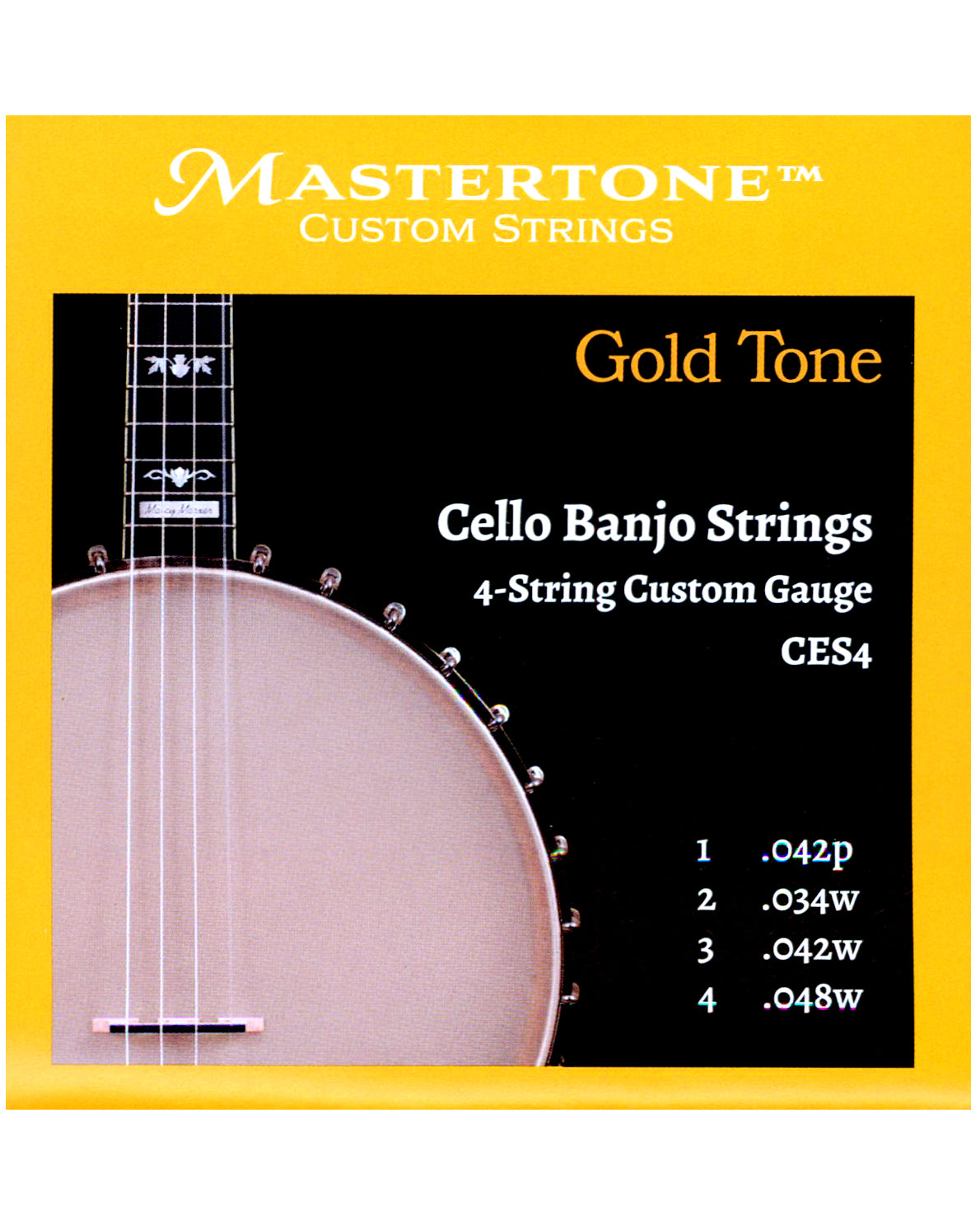 Image 2 of Gold Tone CES4 4-String Cello Banjo Strings - SKU# GTCB4 : Product Type Strings : Elderly Instruments